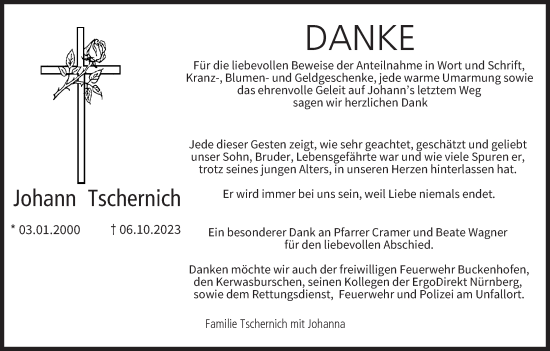 Anzeige von Johann Tschernich von MGO