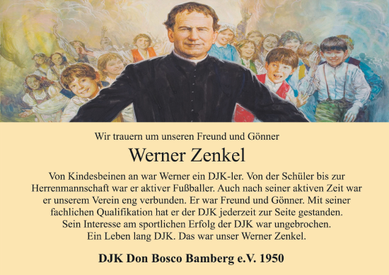 Anzeige von Werner Zenkel von MGO