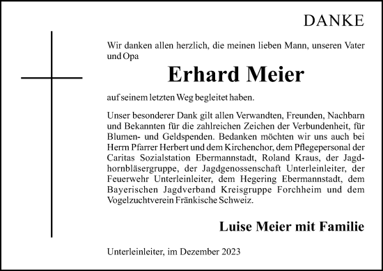 Anzeige von Erhard Meier von MGO