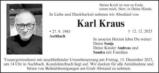 Anzeige von Karl Kraus von MGO