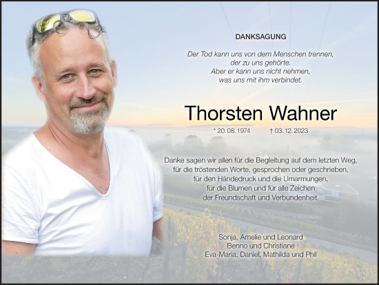 Anzeige von Thorsten Wahner von MGO