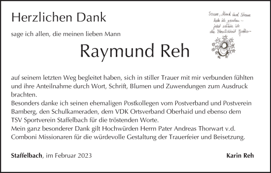 Anzeige von Raymund Reh von MGO