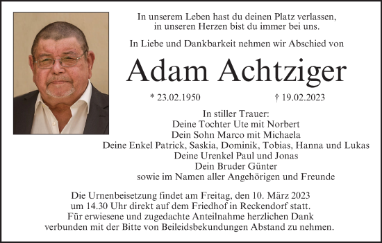 Anzeige von Adam Achtziger von MGO