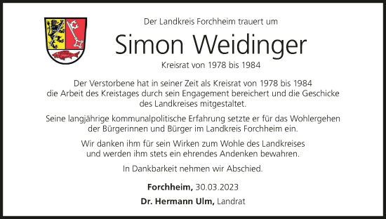 Anzeige von Simon Weidinger von MGO