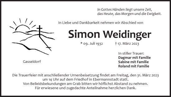 Anzeige von Simon Weidinger von MGO