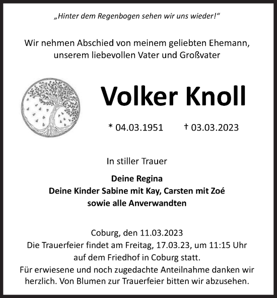 Anzeige von Volker Knoll von MGO