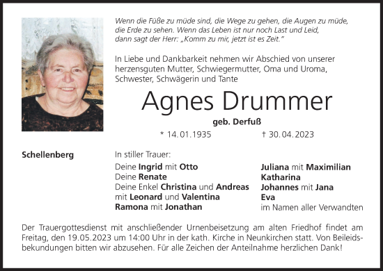 Anzeige von Agnes Drummer von MGO
