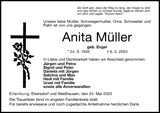 Anzeige von Anita Müller von MGO