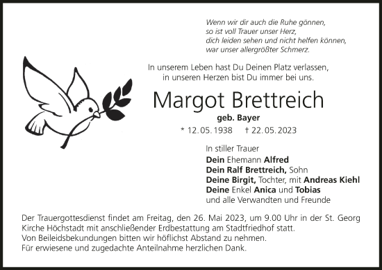 Anzeige von Margot Brettreich von MGO
