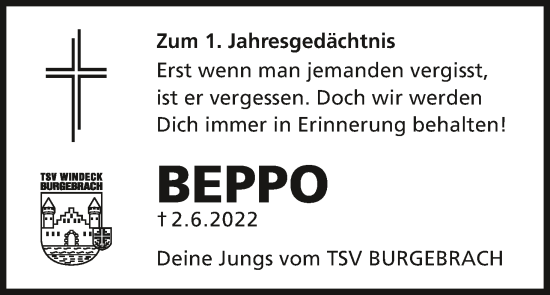 Anzeige von Beppo  von MGO
