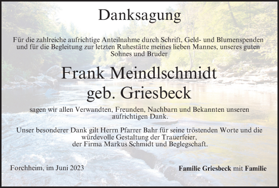 Anzeige von Frank Meindlschmidt von MGO