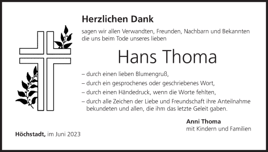 Anzeige von Hans Thoma von MGO