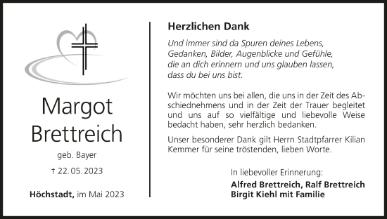 Anzeige von Margot Brettreich von MGO