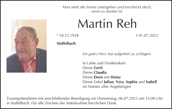 Anzeige von Martin Reh von MGO