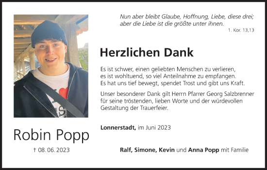 Anzeige von Robin Popp von MGO