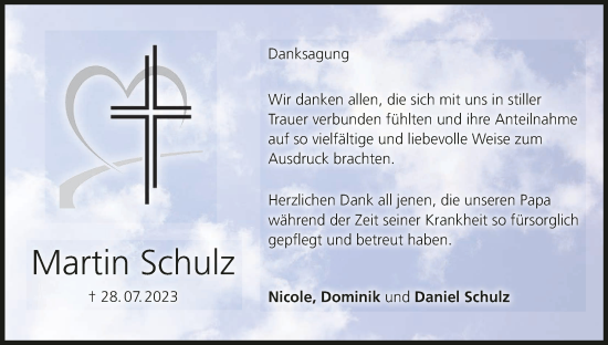 Anzeige von Martin Schulz von MGO