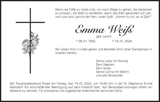 Anzeige von Emma Weiß von mgo