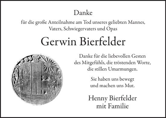 Anzeige von Gerwin Bierfelder von MGO