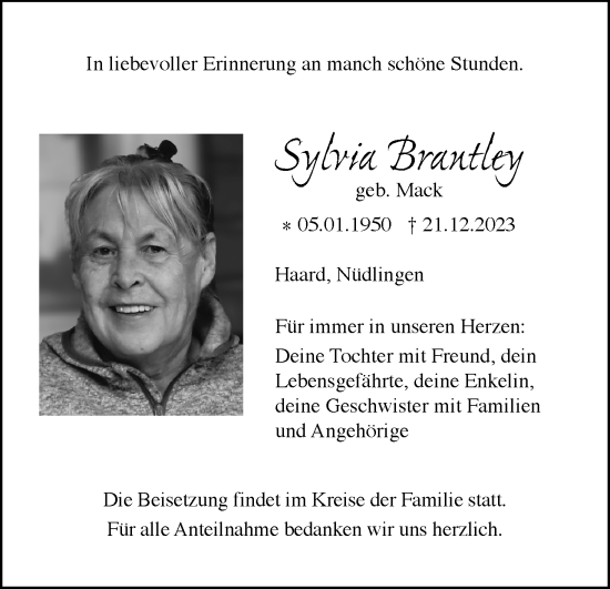 Anzeige von Sybria Brantley von MGO