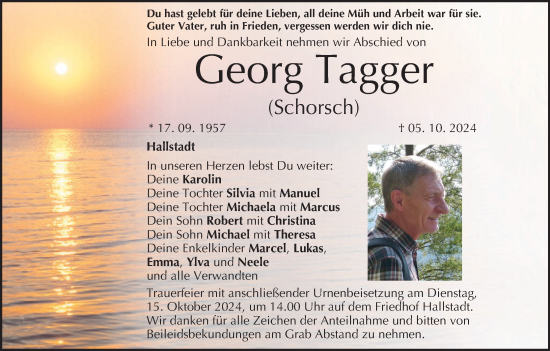 Anzeige von Georg Tagger von MGO