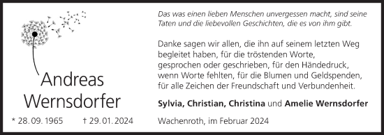 Anzeige von Andreas Wernsdorfer von MGO