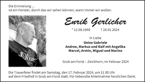 Anzeige von Enrik Gerlicher von MGO