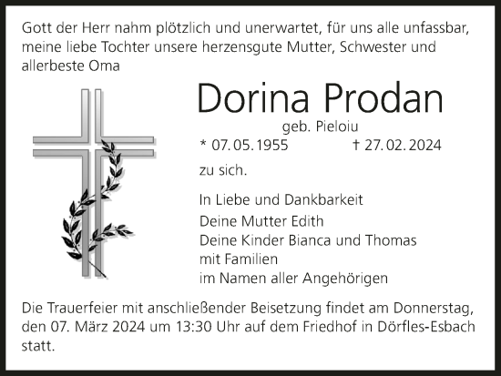 Anzeige von Donna Prodan von MGO