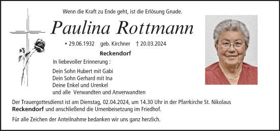 Anzeige von Paulina Rottmann von MGO