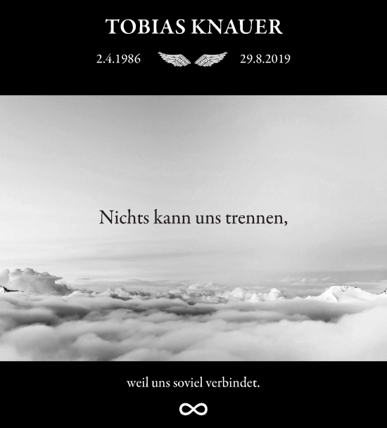 Anzeige von Tobias Knauer von MGO
