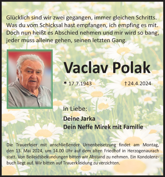 Anzeige von Vaclav Polak von MGO