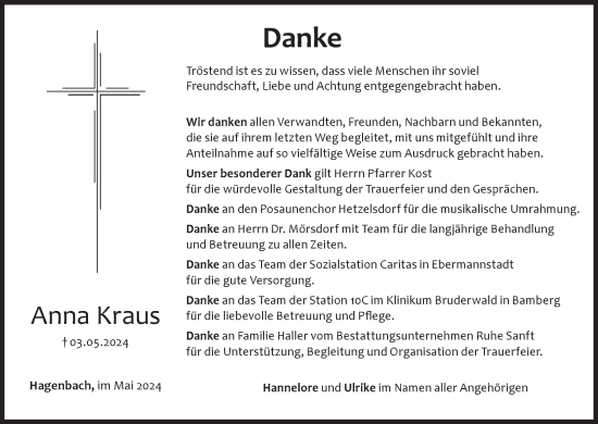 Anzeige von Anna Kraus von MGO
