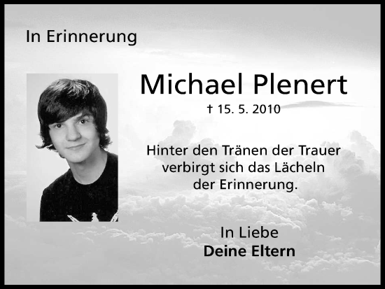 Anzeige von Michael Plenert von MGO