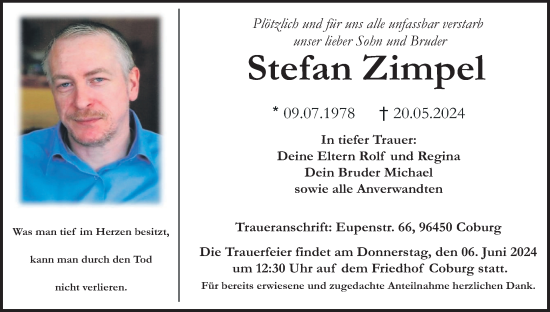 Anzeige von Stefan Zimpel von MGO
