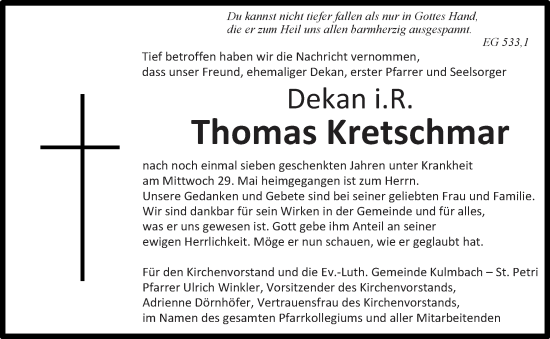 Anzeige von Thomas Kretschmar von MGO