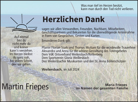 Anzeige von Martin Friepes von MGO