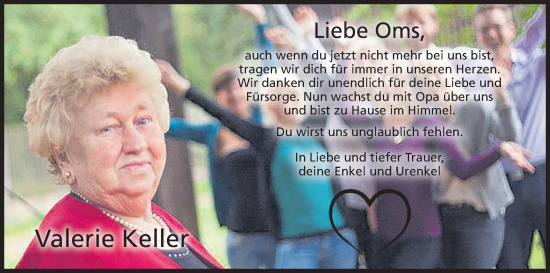 Anzeige von Valerie Keller von MGO