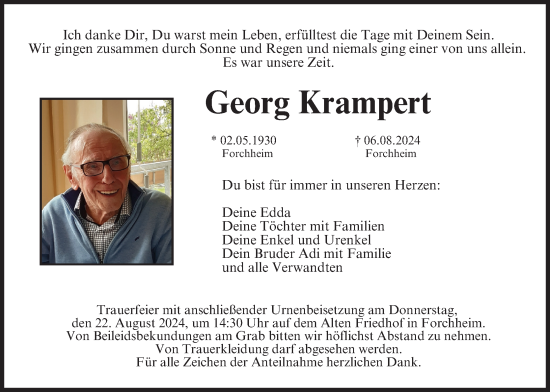 Anzeige von Georg Krampert von MGO