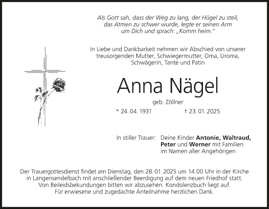 Anzeige von Anna Nägel von MGO