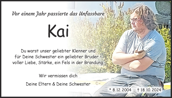 Anzeige von Kai Heilmann von MGO