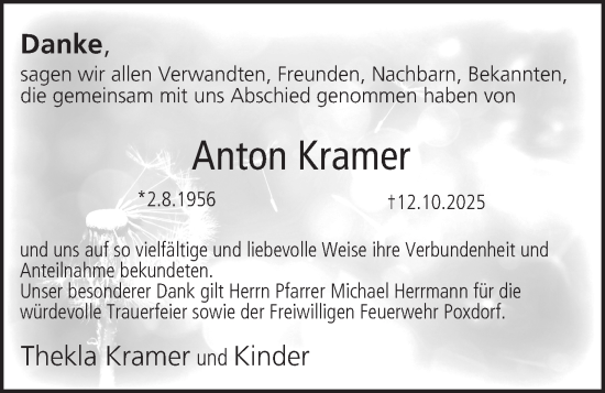 Anzeige von Anton Kramer von MGO