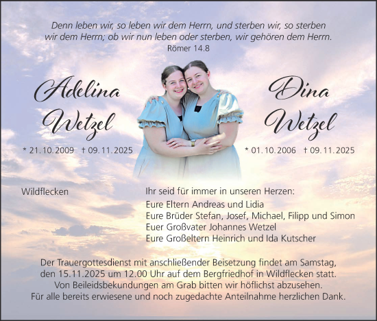 Anzeige von Dina Wetzel von MGO