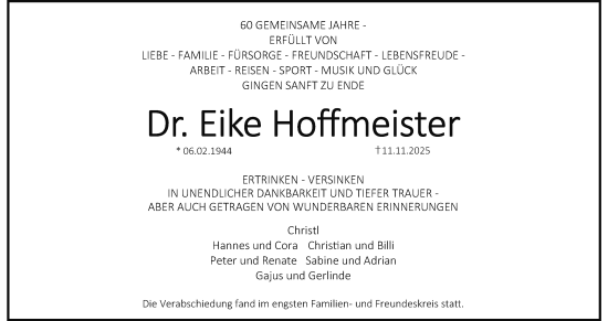 Anzeige von Eike Hoffmeister von MGO