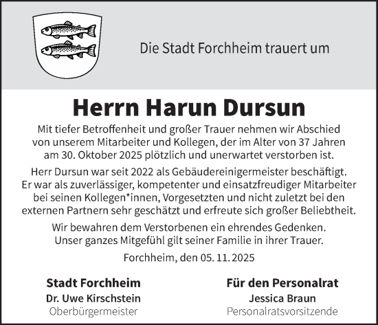 Anzeige von Harun Dursun von MGO