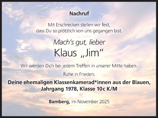 Anzeige von Klaus  von MGO