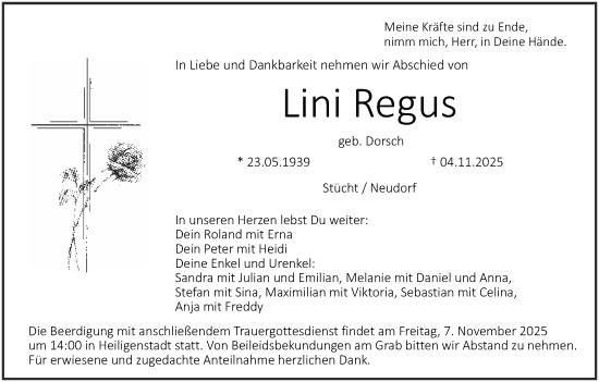 Anzeige von Lini Regus von MGO