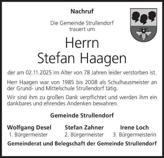 Anzeige von Stefan Haagen von MGO