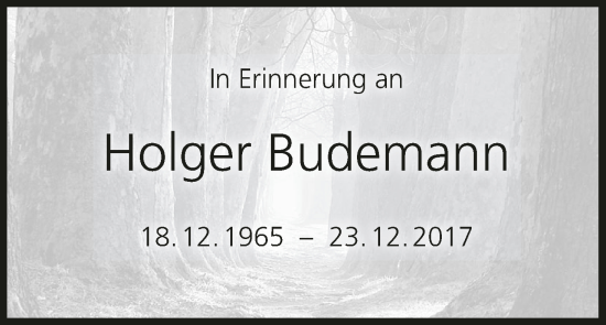 Anzeige von Holger Budemann von MGO