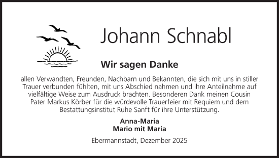 Anzeige von Johann Schnabl von MGO