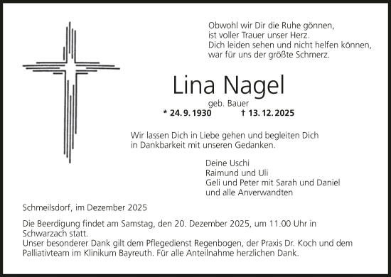 Anzeige von Lina Nagel von MGO