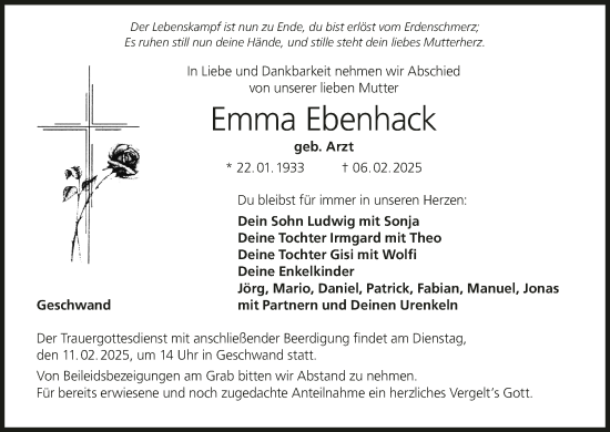 Anzeige von Emma Ebenhack von MGO